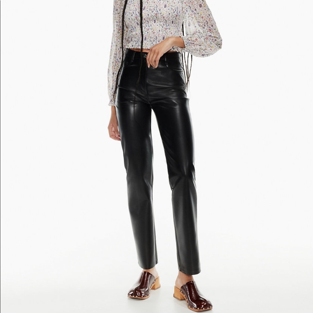 NWOT ARITZIA MELINA LEATHER PANT